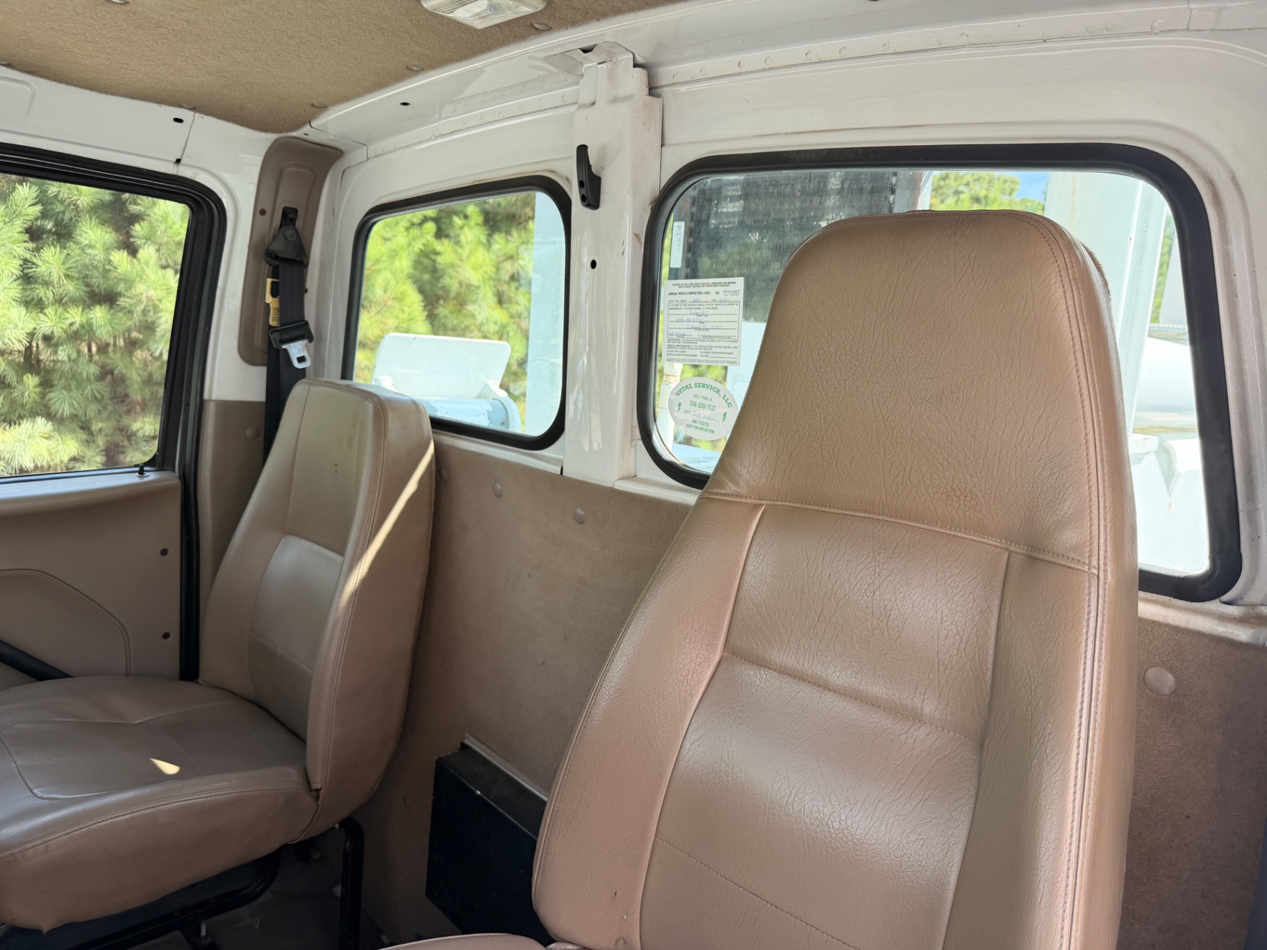 Cab seating and interior