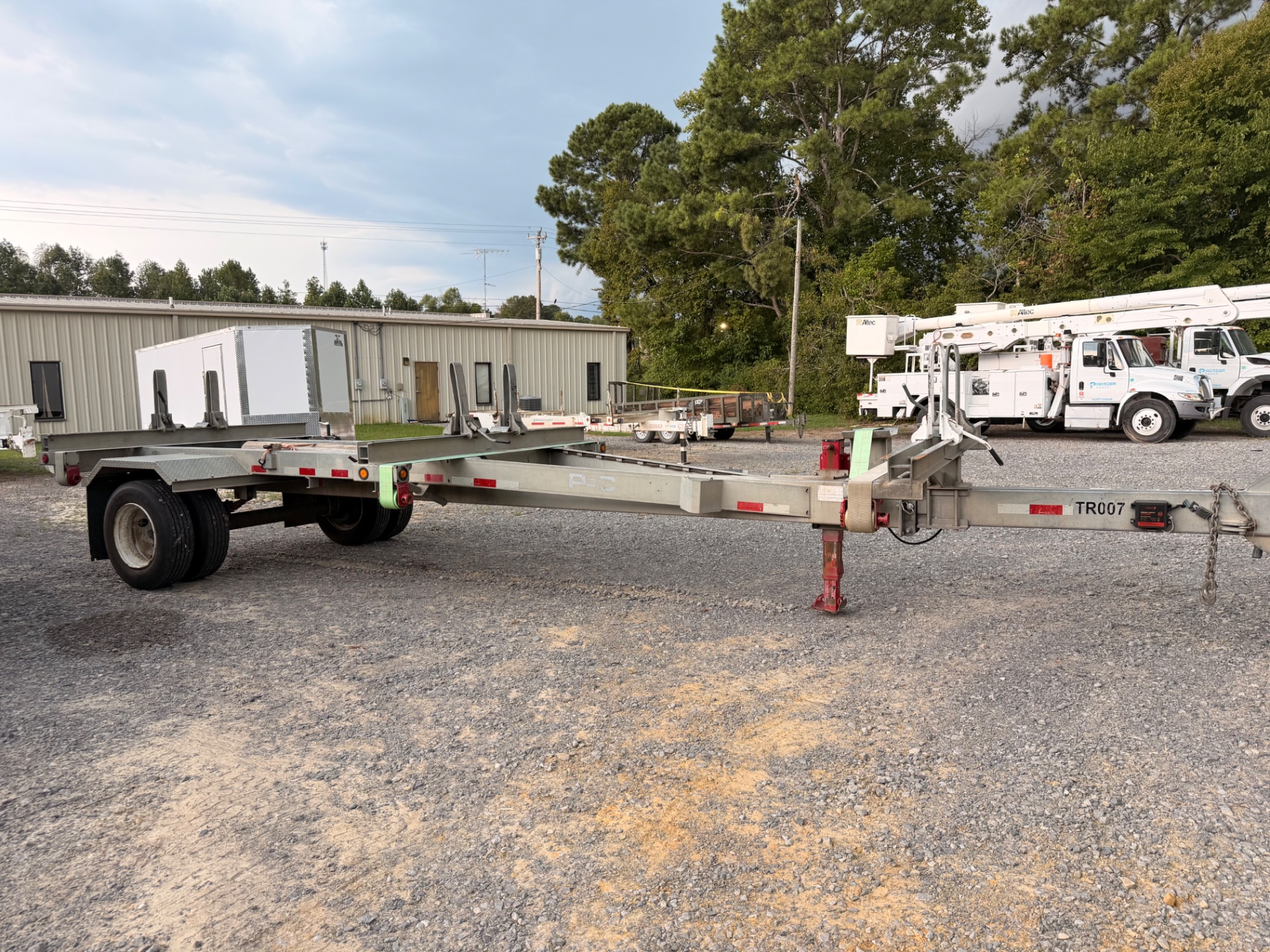Aluminum pole trailer TR007 at Bunker Hill Motors