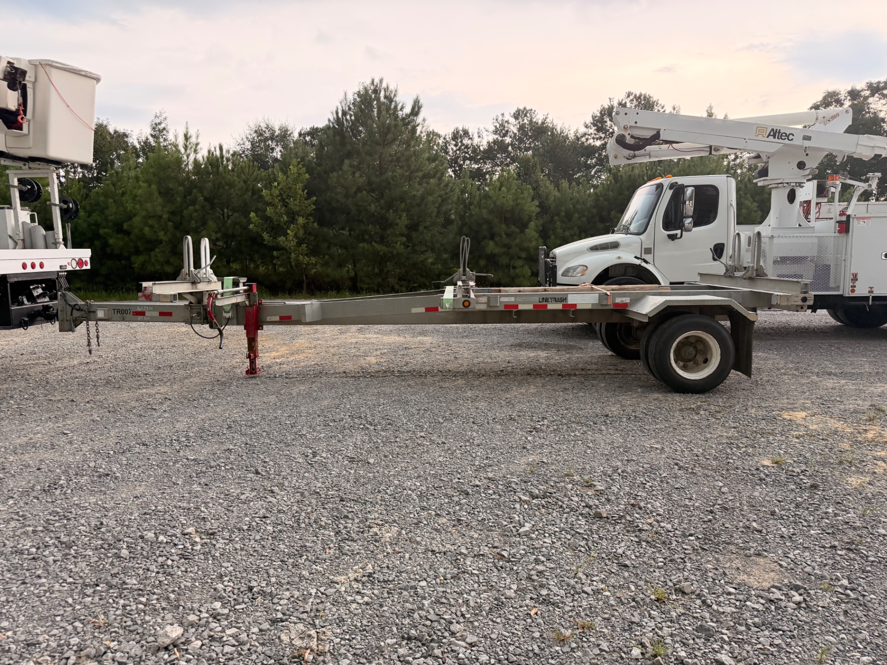 Aluminum pole trailer TR007 at Bunker Hill Motors