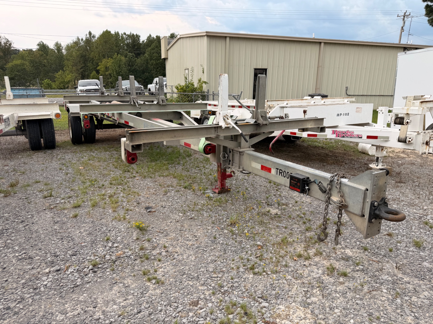 Aluminum pole trailer TR007 at Bunker Hill Motors