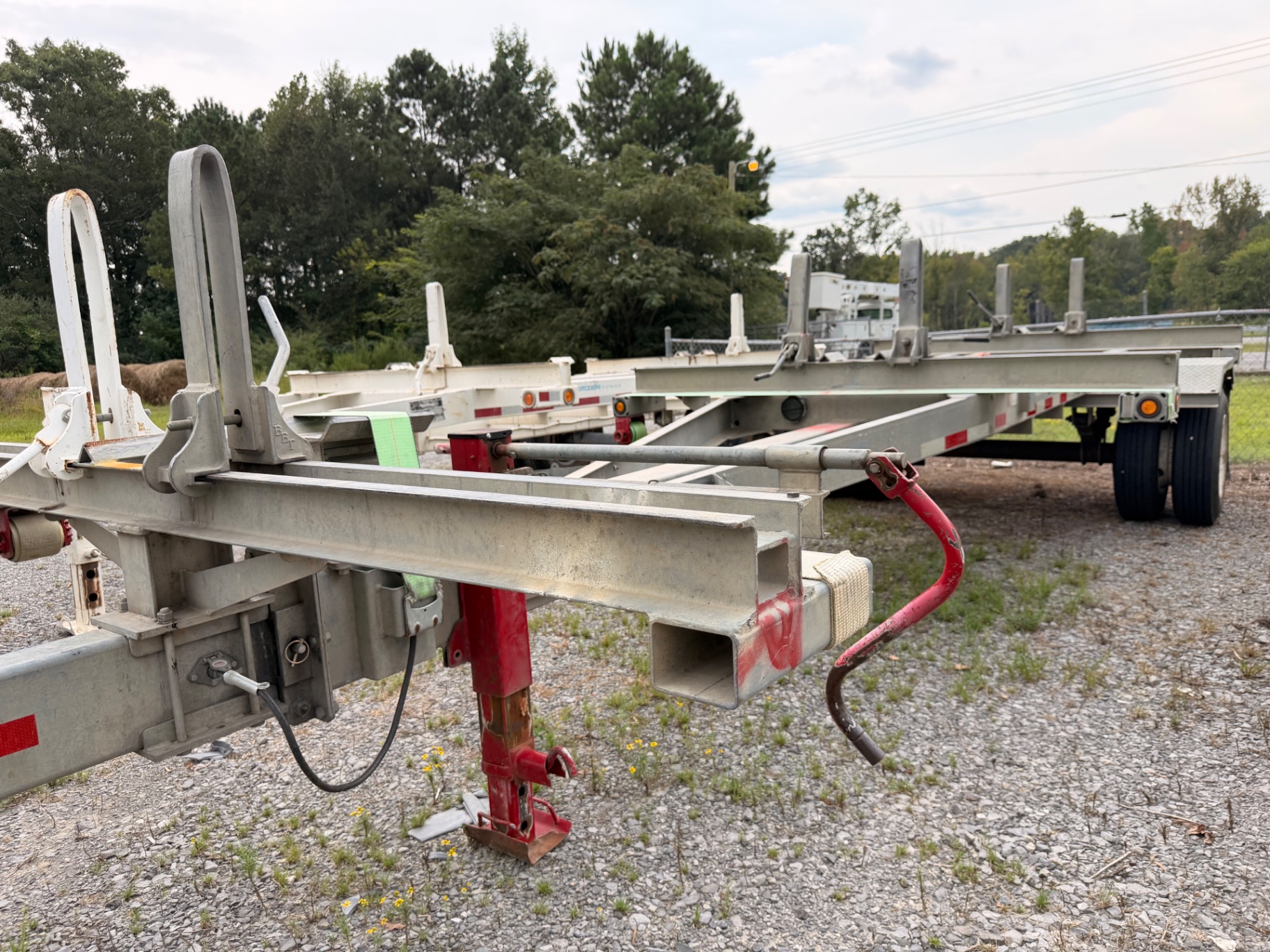 Aluminum pole trailer TR007 at Bunker Hill Motors