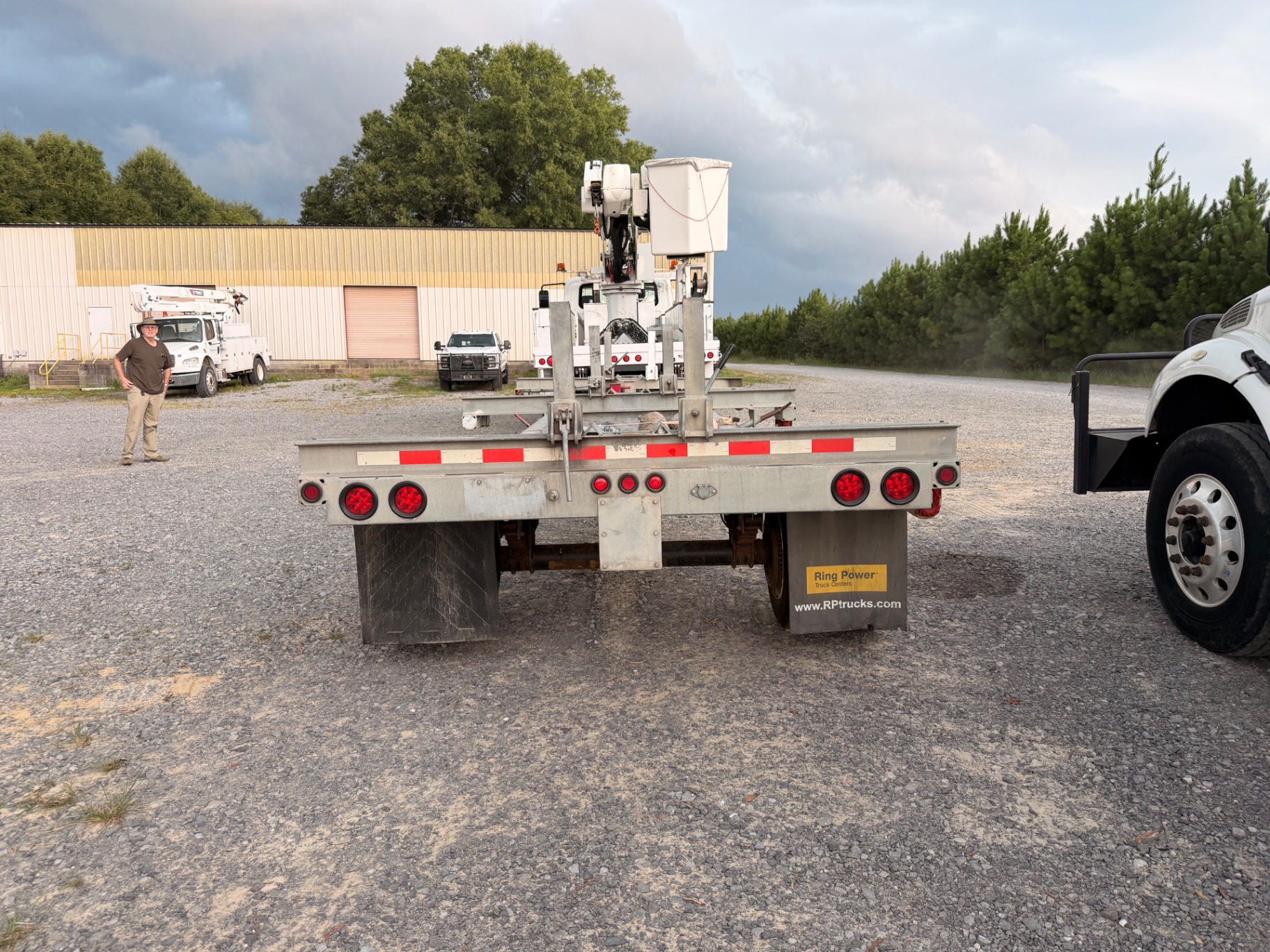 Aluminum pole trailer TR007 at Bunker Hill Motors